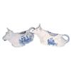 Image 1 : Cow creamers (2): both Blue Delft, on...