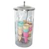 Image 1 : Ice cream cone display jar, glass cyl...
