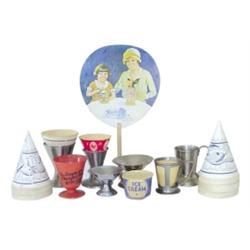 Ice cream dishes (8), Shadow Lawn Ice...