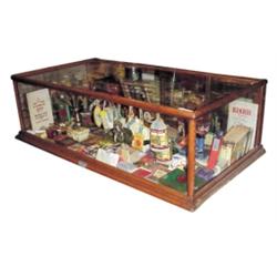 Oak countertop display case, mfgd. by...