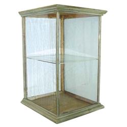 German silver countertop display case...