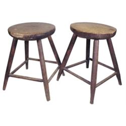 Matching pr. of oak country store sto...