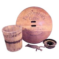 Farrington's Coffee advertising barre...