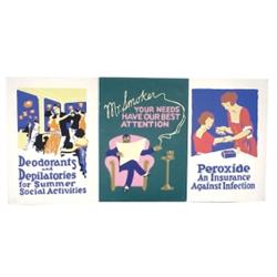 Drugstore signs (3): oil serigraphs o...