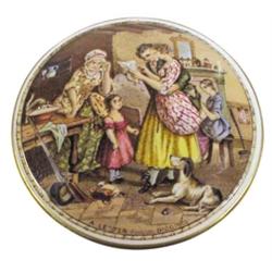 Prattware potlid w/base, A Letter fro...