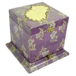 Celluloid Collar & Cuffs box, 2 hinge...