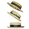 Image 1 : Amish straw hats (3), 1 men's & 2 chi...