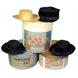 Old hatboxes (3), Gold Premium, Castl...