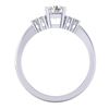 Image 4 : 1 CTW VS/SI Diamond Solitaire Ring 18K White Gold - REF-227M3F - 36935