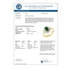 Image 3 : 1.25 CTW Emerald & Diamond Ring 10K Yellow Gold - REF-44N5A - 13298