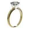 Image 4 : 2.03 CTW Certified H-SI/I Quality Diamond Solitaire Engagement Ring 10K Yellow Gold - REF-615X2R - 3