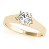 Image 2 : 1 CTW Certified VS/SI Diamond Solitaire Ring 18K Yellow Gold - REF-300M6F - 27794