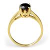 Image 2 : 1.0 CTW VS Certified Black Diamond Solitaire Ring 14K Yellow Gold - REF-41Y8X - 11795