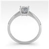 Image 4 : 0.52 CTW Princess Cut VS/SI Diamond Engagement Designer Ring 14K Rose Gold - REF-101M8F - 32153