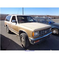 1985 - CHEVROLET S10 BLAZER
