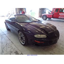 2000 - CHEVROLET CAMARO// SALVAGE TITLE