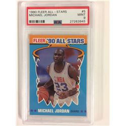 1990 FLEER ALL-STARS #5 MICHAEL JORDAN (MINT 9) PSA