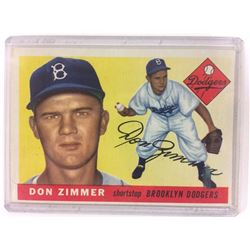 1955 Topps #92 Don Zimmer Brooklyn Dodgers