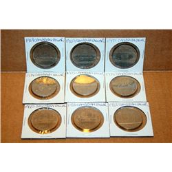 1960-80'S CANADIAN DOLLAR COIN LOT