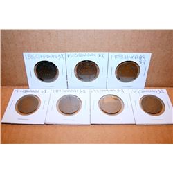 1886-1919 CANADIAN ONE CENT COIN LOT