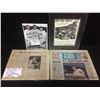 Image 1 : 1999 NY TIMES & USA TODAY (JOE DiMAGGIO DIES)  W/ DiMAGGIO BROTHERS PHOTO
