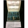 Image 1 : REED & BARTON STERLING SILVER HARLEQUIN WILD ROSE BOX SET (APPROX 5 OZ OF SILVER)