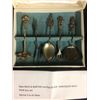 Image 2 : REED & BARTON STERLING SILVER HARLEQUIN WILD ROSE BOX SET (APPROX 5 OZ OF SILVER)