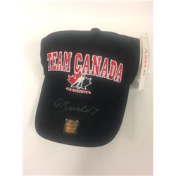 GILBERT BRULE AUTOGRAPHED TEAM CANADA BALL CAP