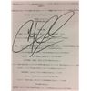 Image 2 : "LEAVERS DANCE" PARTIAL SCRIPT AUTOGRAPHED BY CHAD MICHAEL MURRAY W/ COA