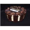 Image 1 : ANTIQUE CLAY POKER CHIP SET W/ CASE