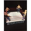 Image 1 : WWE Raw Superstar Ring Mattel Monday Night Raw WWF Action Figure Ring W/ 4 FIGURES