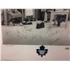 Image 2 : TORONTO MAPLE LEAFS "FINE TUNING THE OPERATION" TEAM AUTOGRAPHED 30" X 20" PRINT