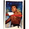 Image 1 : MUHAMMAD ALI 10" X 20" ART PRINT BY GLEN GREEN