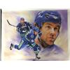 Image 1 : TREVOR LINDEN 24" X 28" CANVAS ART BY JIANG ZUM ZHONG