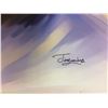 Image 2 : TREVOR LINDEN 24" X 28" CANVAS ART BY JIANG ZUM ZHONG