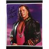 Image 1 : BRETT "THE HIT MAN" HART AUTOGRAPHED 8" X 10"