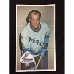 GORDIE HOWE (HOUSTON AEROS) 1973-74 WHA O-PEE-CHEE POSTER