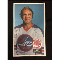 BOBBY HULL (WINNIPEG JETS) 1970'S O-PEE-CHEE HOCKEY POSTER