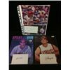 Image 1 : AUTOGRAPHED INDEX CARDS W/ 8" X 10" PHOTO LOT