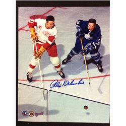 ALEX DELVECCHIO AUTOGRAPHED 8" X 10" COLOR PHOTO