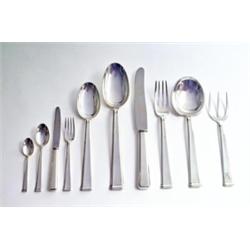 PETER BRUCKMANN & SÖHNE, Heilbronn - J. Michael Lock - Besteck Jubiläum, - Silber. 63-tlg., be...