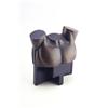 Image 1 : MIGUEL ORTIS BERROCAL (*1933) - Torso, - Bronze, patiniert. Geometrisch geformter Sockel, darau...