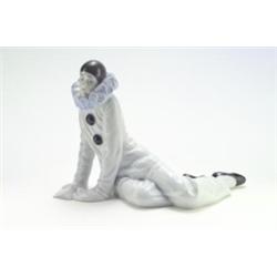 ROSENTHAL, KUNSTABT. SELB, Selb - Dorothea Charol - Pierrot - Porzellan. Schwarze, hellblaue u...