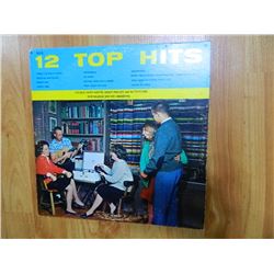 VINYL RECORD - 12 TOP HITS - MTH 26 - condition poor