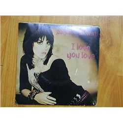 VINYL RECORD - 45 - JOAN JETT AND THE BLACKHEARTS - I LOVE YOU LOVE - MCA 52472 - condition fair