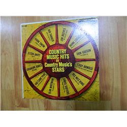 VINYL RECORD - COUNTRY MUSIC HITS BY COUNTRY MUSIC STARS - CAL 689 - condition good