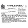 Image 1 : ICC RI PAYWEIGHT 419-781