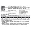 Image 1 : ICC PAYWEIGHT 419-7190