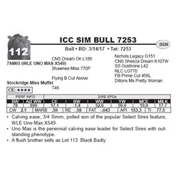 ICC SIM BULL 7253