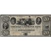 Image 1 : 1800's $20 The Piscataqua Exchange Bank Obsolete Note